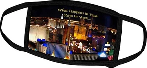 What Happens in Vegas Stays in Vegas Cloth Face Mask Covering, Medium New - Picture 1 of 1