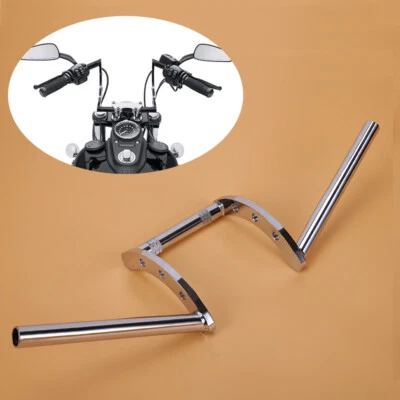 Manillar de arrastre cromado 1" Z para Honda Shadow ACE Aero Sabre Spirit VLX 750 1100 Foto 1 de 4