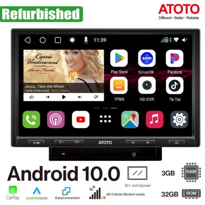 ATOTO S8 Pro 10in 2DIN Android Car Stereo-3G+32G Wireless CarPlay & Android Auto