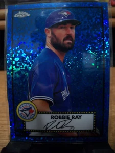 ROBBIE RAY 2021 Topps Chrome Platinum Anniversary Blue Mini Diamond Ref /199 - Picture 1 of 1