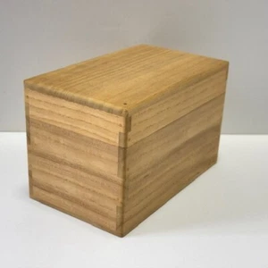 Japanese Wooden Storage Box Paulownia Box Satsubako Made in Japan Sado Chado - Picture 1 of 10