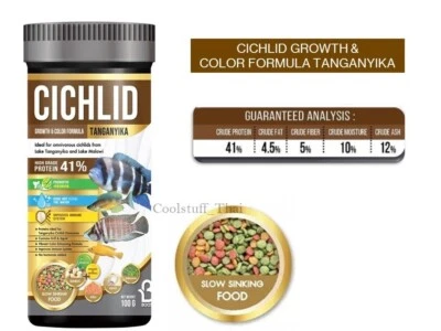 Cichlid Growth & Color Formula Fish Food For All Cichlids From Tanganyika Lake - Image 1 of 4