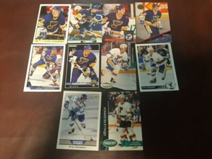 Lot of 10 Vitali Karamnov Hockey Cards  ( St. Louis Blues ) RUSSIA