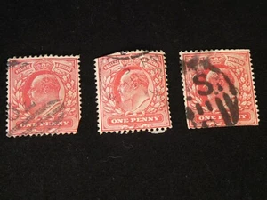 Britain - King Edward VII SET of THREE *postage & revenue stamps* INTERESTING ! - Picture 1 of 4