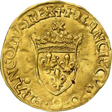 [#1275742] France, Henri IV, 1/2 Écu d'or au soleil, 1519-1540, Rouen, 5th type,
