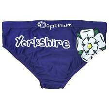 Optimum Mens Yorkshire Tackle Trunks Rugby Swimming Briefs Swimwear