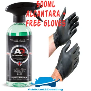 ASIENTO SEGURO AUTOBRITE DIRECT 500ML GAMUZA ALCANTARA Y LIMPIADOR INTERIOR + GUANTES - Imagen 1 de 2