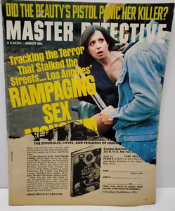 Vintage Master Detective Magazine August 1975 True Crime Cover Torn READ - Picture 1 of 6