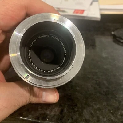 Nikon Micro-NIKKOR Auto F=55mm f 1:3.5 Lens For Nikon - Japan No. 206287 Nippon - Image 1 of 4