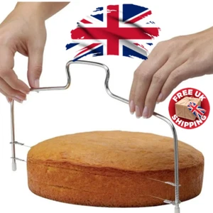 Stainless Steel Cake Cutter Slicer Tool - Wire Leveller for Baking, Bread UK - Picture 1 of 7