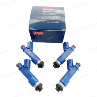 4X DENSO Fuel Injectorsx For 2003-2008 Toyota Celica Corolla Matrix 23250-22080 Foto 1 de 4
