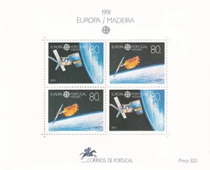 Madeira 1991 Yvert SS 12 Europe CEPT Space MNH VF - Picture 1 of 1