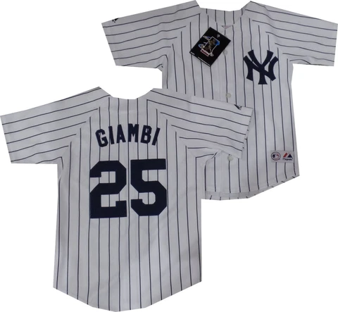 New York Yankees Youth Boys Jason Giambi Home Jersey New tags Youth Small Cover