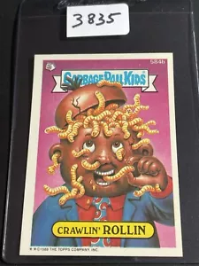 1988 Topps Garbage Pail Kids Card GPK Series 15 OS15 584b Crawlin Rollin NDC NMT - Bild 1 von 3