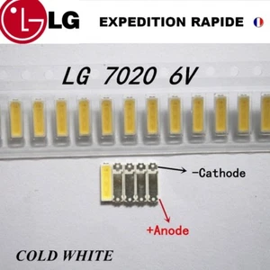 LG INNOTEK LED BACKLIGHT TV 1W 6V 7020 BLANC FROID - Foto 1 di 1