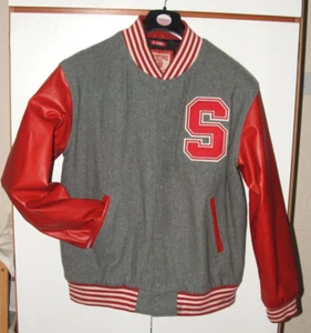 NCAA Stanford University Varsity Letterman Baseball Jacket - Men's Size XL - USA - Picture 1 of 16