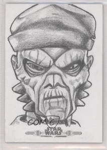 2021 Topps Star Wars Bounty Hunters Sketch Cards 1/1 Brent Ragland Sketch 06bg