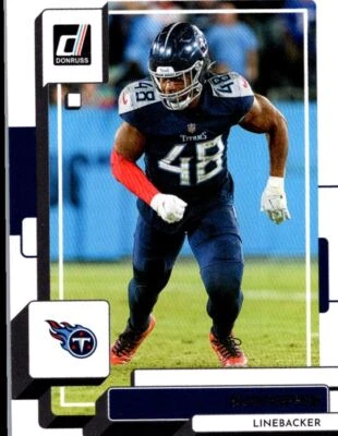 2022 Donruss Blue Press Proof Bud Dupree Tennessee Titans #72 - Image 1 of 2