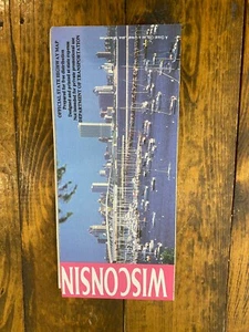 Vintage Wisconsin State Road Map - Picture 1 of 4