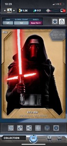 Topps Star Wars Card Trader - Kylo Ren - 2016 - Base Series 5 Wave 1 Bronze
