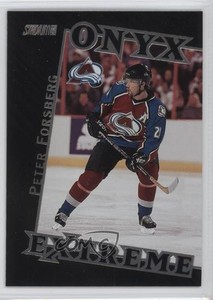 1999-00 Topps Stadium Club Onyx Extreme Peter Forsberg #OE2 HOF
