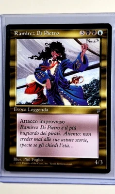 1995 MTG Magic the Gathering Legends Italian Ramirez DePietro Uncommon Vintage - Image 1 of 3