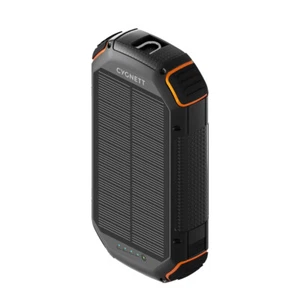 Cygnett Gen2 ChargedUp 20000mAh Outdoor Solar Power Bank Phone Charger Black - Picture 1 of 4