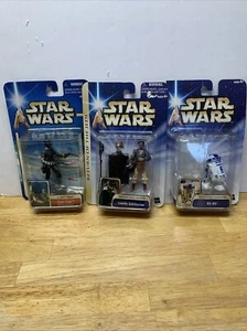 3 Star Wars Tatooine Cantina Army Builder Lot R2-D2 Djas Puhr Lando Calrissian - Picture 1 of 10