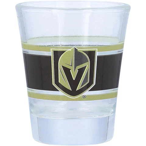 Vegas Golden Knights 2oz. Stripe Shot Glass Cover