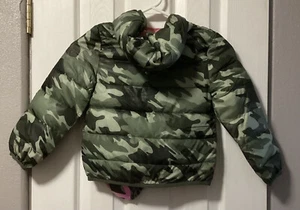 Epic Threads Big Girls Packable Jacket w/Bag Camo Pink Lining[ Sz 5] - Picture 1 of 2