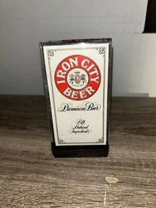 Vintage Iron City Premium Bier Plexiglas Bar Zapfhahn Bier Werbung Griff 6" - Bild 1 von 4