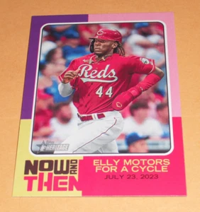 2024 Heritage High Number Elly De La Cruz Now and Then #NAT-3 Cincinnati Reds - Bild 1 von 2
