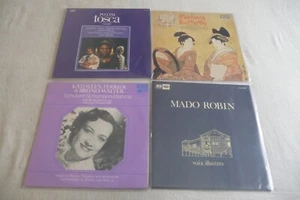 LOT 4LP PUCCINI BRAHMS MADO ROBIN KATHLEEN FERRIER PAVAROTTI DOMINGO ZUBIN MEHTA - Picture 1 of 8