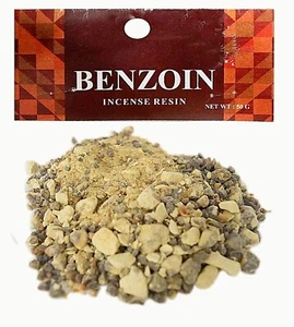 BENZOIN RESIN INCENSE -INCIENSO DE RESINA DE BENJUÍ 50 Grams - Picture 1 of 1