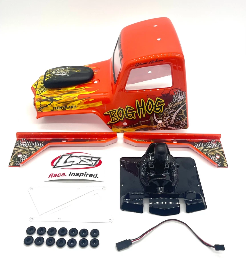 Losi LOS240021 Painted Body Set for LMT Mega Bog Hog