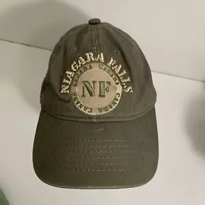 Sombrero de golf de béisbol Niagara Falls Canadá NF con correa verde ajustable - Imagen 1 de 9