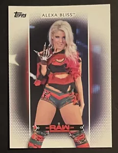 2017 TOPPS ALEXA BLISS MONDAY NIGHT RAW #R-13 WWE DIVA THE GODDESS - Picture 1 of 2