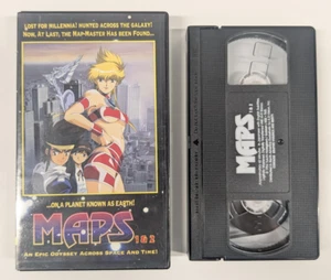 Maps Vol. 1 & 2 Anime VHS Clamshell Case Tested English Subtitles - Imagen 1 de 15