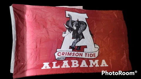 ALABAMA CRIMSON TIDE FLAG/BANNER 3'X5' ~NEW~SEC  FOOTBALL CHAMPIONS!!! Cover