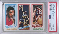 1980-81 Topps Jim Cleamons James Edwards Eddie Jordan #157-261-63 PSA 8