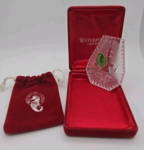 Vtg 1991 Waterford Crystal 12 Days Of Christmas Ornament 8 Maids a Milking NOS - Picture 1 of 5