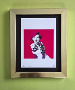 DEATH NYC Signed Original Hand Signed Print Framed LtEd COA Marilyn Monroe - Picture 1 of 3