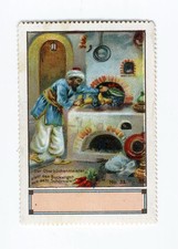 Hunchback ARABIAN NIGHTS Cinderella POSTER STAMP 1900 Pulling Man out Chimney