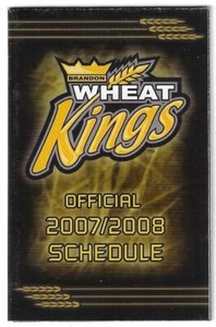 2007-08 Brandon Wheat Kings WHL Hockey Schedule !!! Brandon Sun
