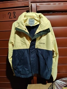Pacific Trail -Outerwear yellow Windbreaker Jacket Coat Hoodie Size M metal Zip - Picture 1 of 13