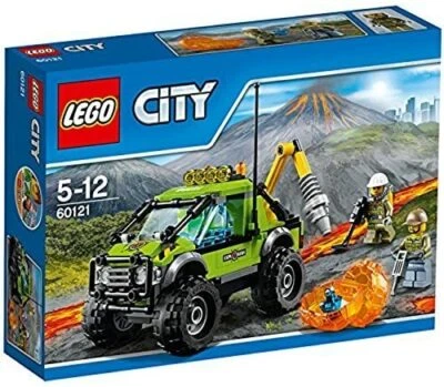 LEGO 60121 City Volcano Exploration Truck Construction Set Brand New Retired Set - Image 1 of 2