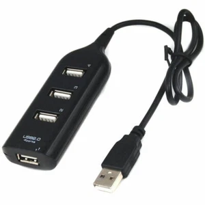 New 4 Port USB 2.0 Multi HUB Splitter Expansion Desktop PC Laptop Adapter US - Picture 1 of 10