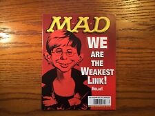 MAD Magazine  September 2001 #409 We Are The Weakest Link !