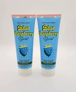 Bath & Body Works Blue Raspberry Ultimate Hydration Body Cream 8 oz Set of 2 - Picture 1 of 3