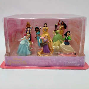 Disney Parks Princess Deluxe 9 Figurine Figure PVC Set Cake Toppers Tiana Belle - Picture 1 of 4